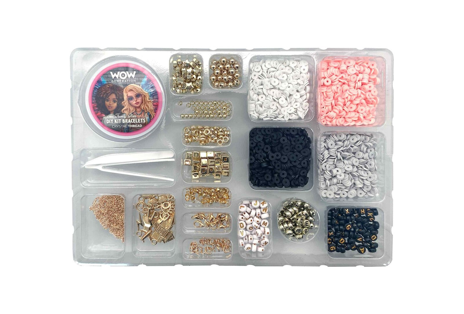 WOW Generation Trendy Glam DIY Kit Bracelets Σετ Κατασκευής Μπασελέ (WOW00125) - Fun Planet