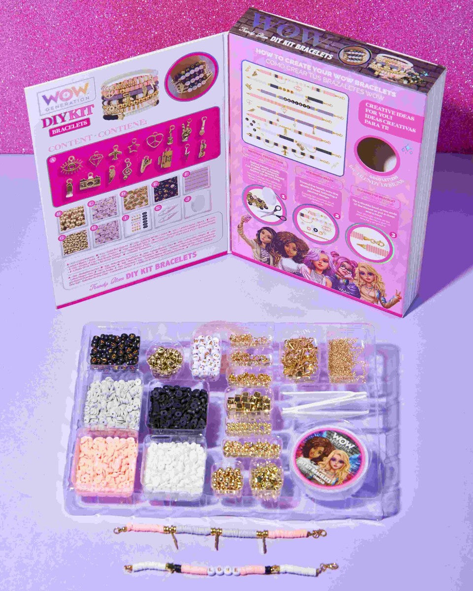 WOW Generation Trendy Glam DIY Kit Bracelets Σετ Κατασκευής Μπασελέ (WOW00125) - Fun Planet