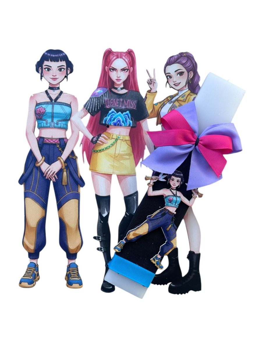 Λαμπάδα K-Pop Demon Hunters Ζόει & Κουτί Δώρου (LT2026020)