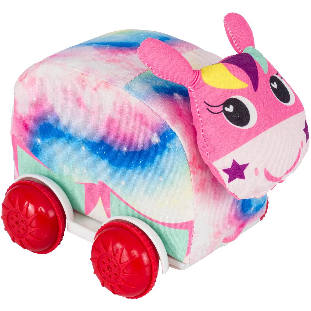 Ζωάκια με Ρόδες Λούτρινα 12x9.5εκ σε 5 σχέδια Luna Toys (622167) - Fun Planet