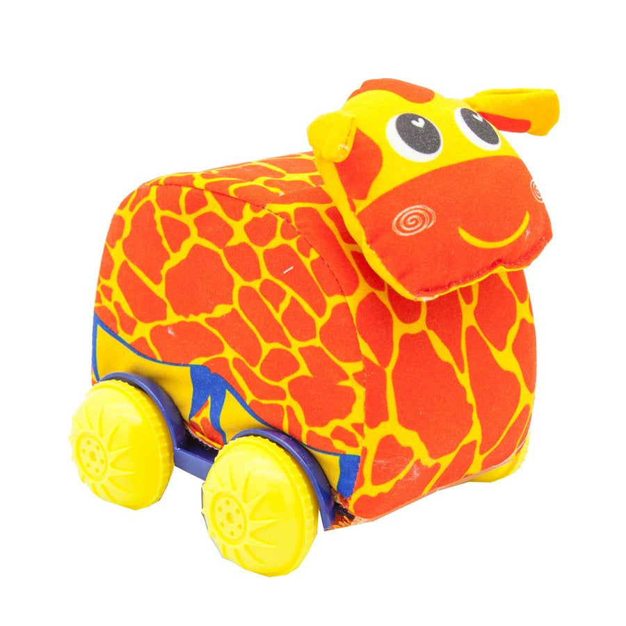 Ζωάκια με Ρόδες Λούτρινα 12x9.5εκ σε 5 σχέδια Luna Toys (622167) - Fun Planet