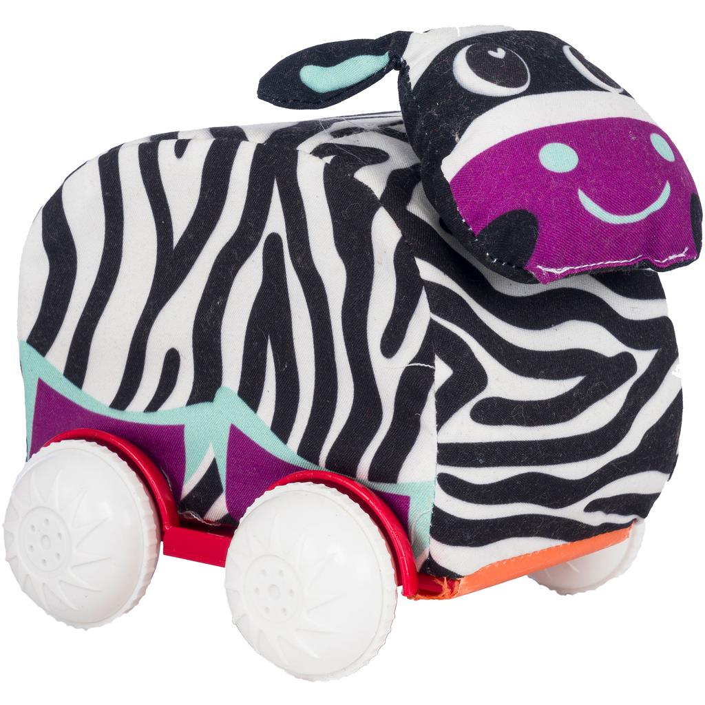 Ζωάκια με Ρόδες Λούτρινα 12x9.5εκ σε 5 σχέδια Luna Toys (622167) - Fun Planet