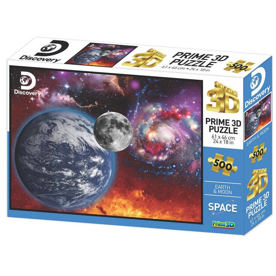 3D Παζλ 500 Earth and Moon (10081) - Fun Planet