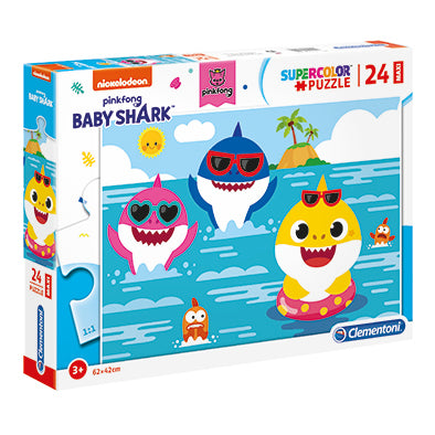 Clementoni Παζλ 24 Maxi Baby Shark (1200-28519) - Fun Planet