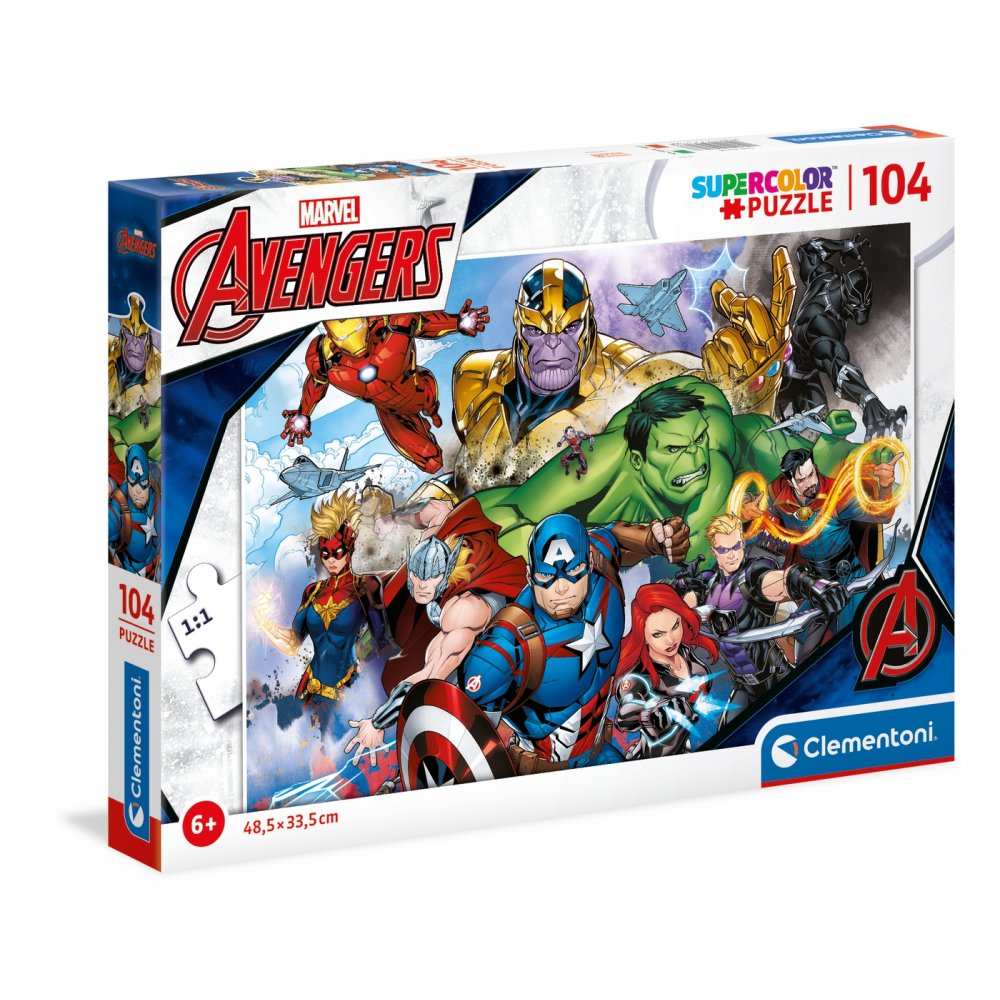 Clementoni Παζλ 104 Special Color Avengers (1210-25718) - Fun Planet