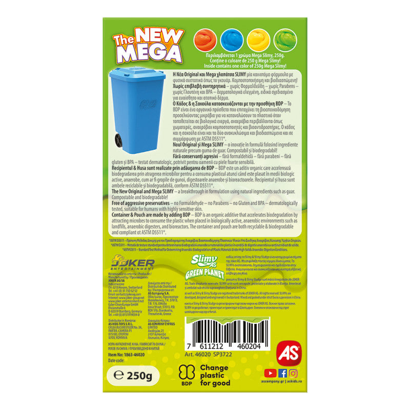 Slimy Χλαπάτσα Green Planet 250ml (1863-46020) - Fun Planet