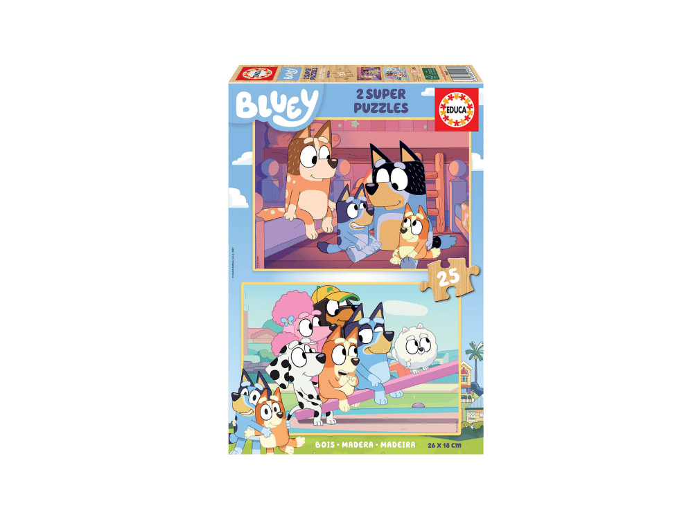 Educa Παζλ Ξύλινο 2x25 Bluey (19407) - Fun Planet