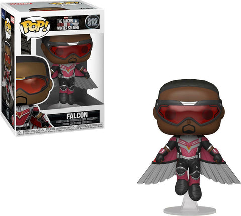 Funko Pop! Marvel Studios: The Falcon And The The Winter Soldier - Falcon Flying Pose #812 Bobble-Head Vinyl Figure (51628) - Fun Planet