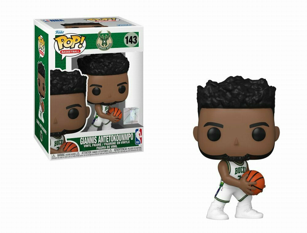 Funko Pop! Basketball NBA: Milwaukee Bucks - Giannis Antetokounmpo City Edition 2021 #143 Vinyl Figure (64005) - Fun Planet