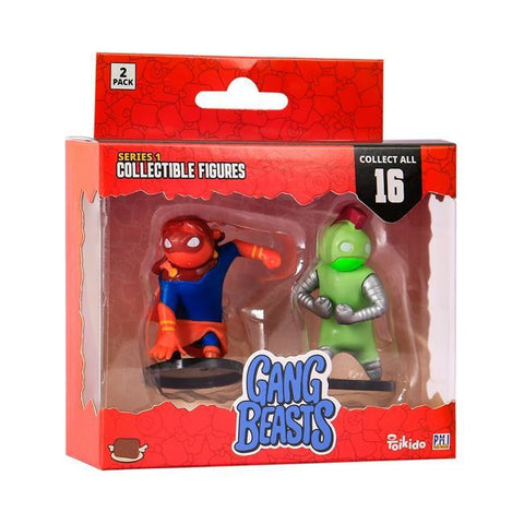 Gang Beasts Collectible Figures - 2 Pack S1 (GB2015) - Fun Planet