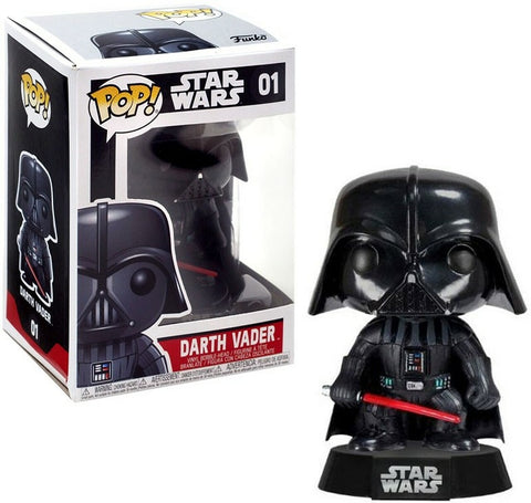 Funko Pop! Star Wars Darth Vader #01 Bobble-Head Figure (2300) - Fun Planet