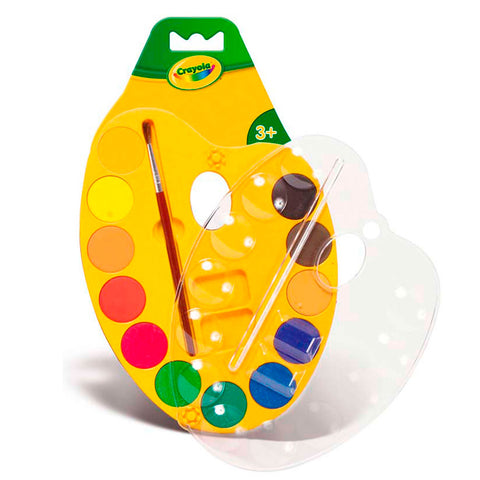 Crayola Παλέτα με 12 Νερομπογιές (53-8434-E-000) - Fun Planet