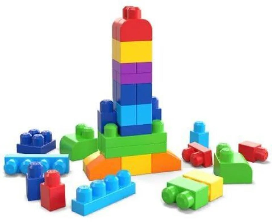 Mega Bloks Τουβλάκια - Τσάντα 60 τεμάχια (DCH55) - Fun Planet