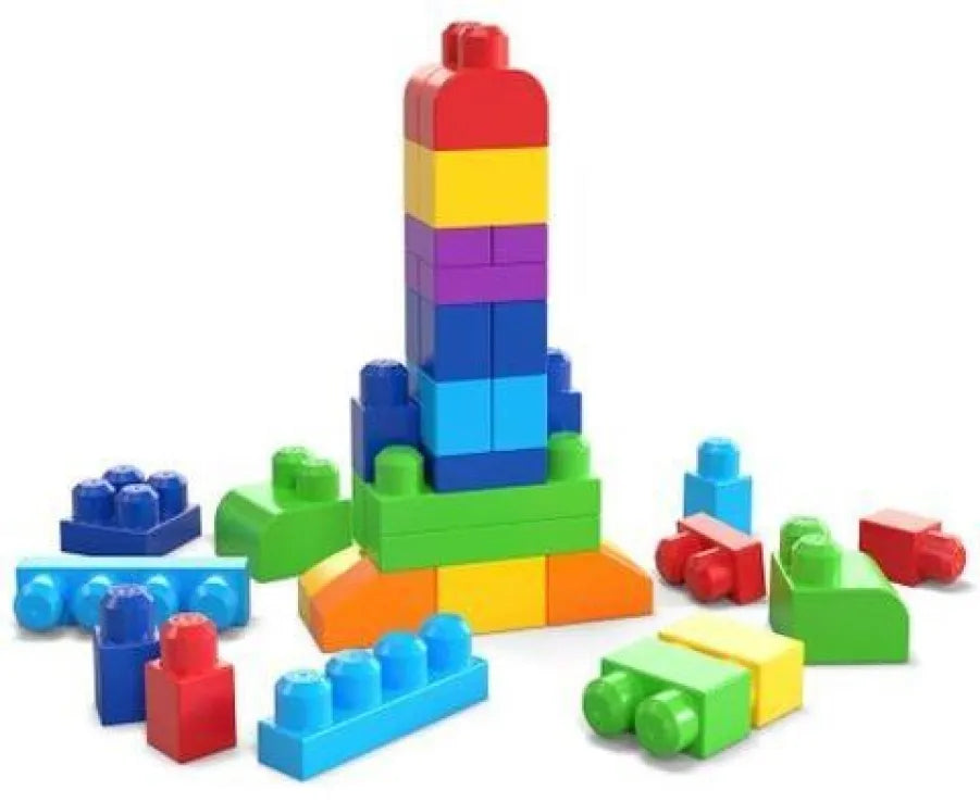 Mega Bloks Τουβλάκια - Τσάντα 60 τεμάχια (DCH55) - Fun Planet