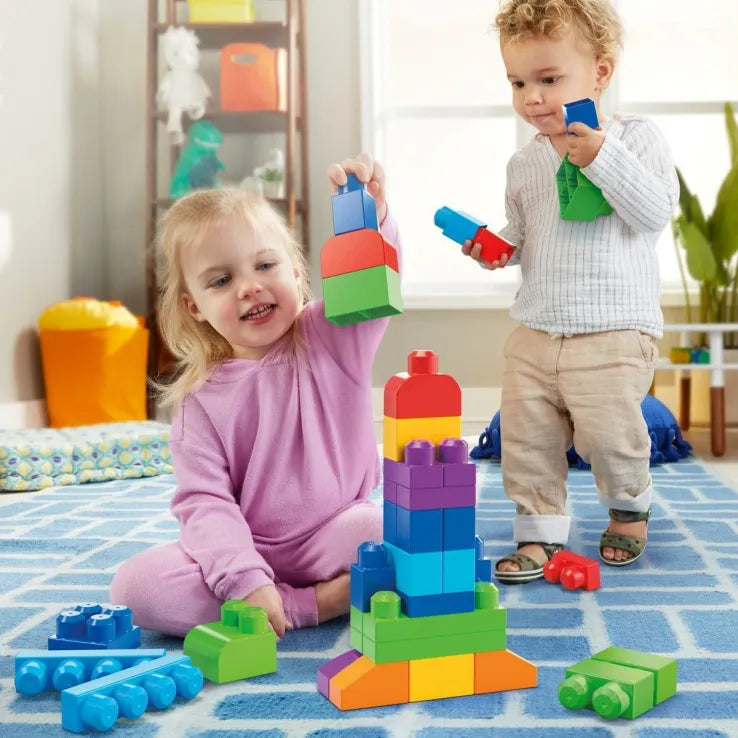 Mega Bloks Τουβλάκια - Τσάντα 60 τεμάχια (DCH55) - Fun Planet