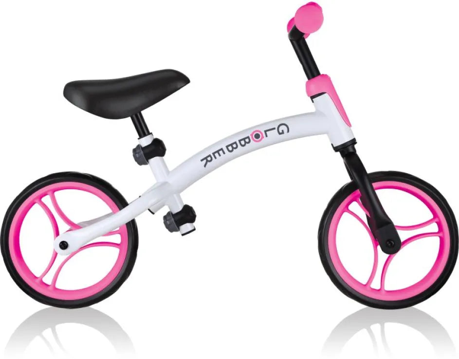 Globber Ποδήλατο Go Bike White-Neon Pink (610-262) - Fun Planet