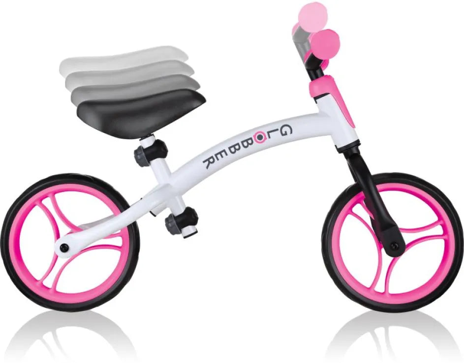 Globber Ποδήλατο Go Bike White-Neon Pink (610-262) - Fun Planet