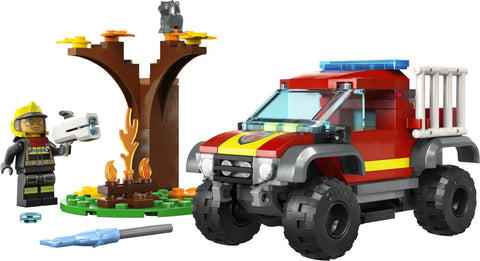 LEGO City 4x4 Fire Truck Rescue (60393) - Fun Planet