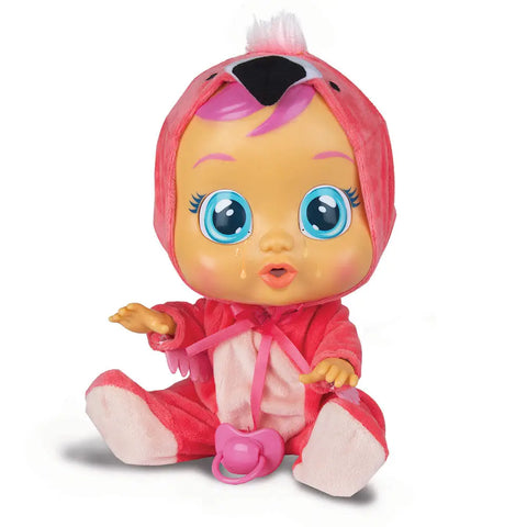 Λαμπάδα Cry Babies Κλαψουλίνια Fancy - Διαδραστική Κούκλα Φλαμίνγκο Κλαίει Με Αληθινά Δάκρυα (4104-97056) - Fun Planet