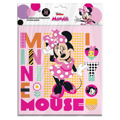 Disney Minnie Άλμπουμ για Αυτοκόλλητα 20x21εκ 12 φύλλα (563206) - Fun Planet
