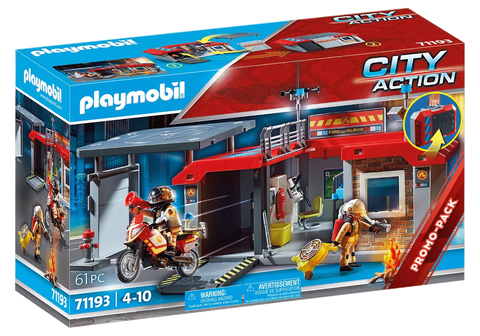Playmobil City Action Πυροσβεστικός Σταθμός (71193) - Fun Planet