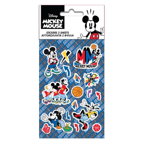 Αυτοκόλλητα Mickey 8X12εκ 5 Φύλλα (563110) - Fun Planet