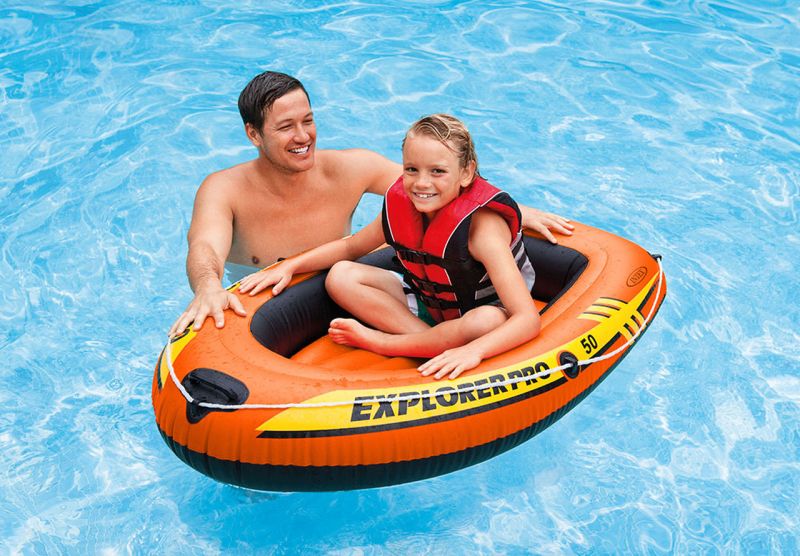 Intex Βάρκα 1 Ατόμου Explorer Pro 50 Boat 137x85x23cm (58354NP) - Fun Planet