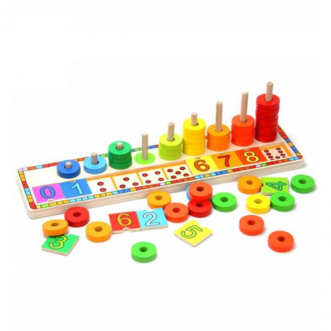 Top Bright Μαθαίνω Χρώματα και Αριθμούς Rainbow Donuts Count ＆ Match Numbers (6540) - Fun Planet