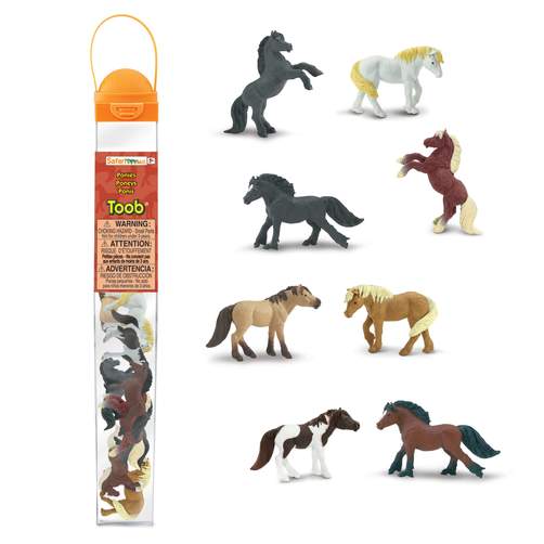 Toob Ponies Σετ 8 Ζωάκια (SAFA681104) - Fun Planet
