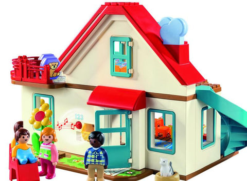 Playmobil 1.2.3 Επιπλωμένο Σπίτι (70129) - Fun Planet