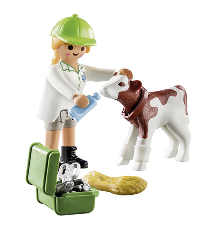Playmobil Special Plus Κτηνίατρος με μοσχαράκι (70252) - Fun Planet