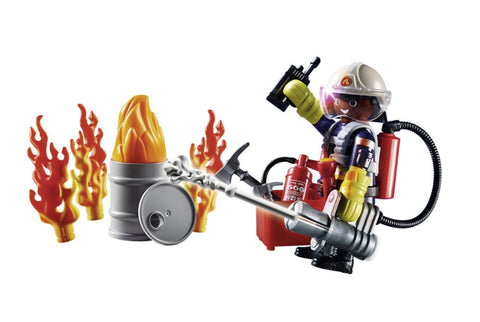 Playmobil City Action Gift Set "Πυροσβέστης με αντλία νερού" (70291) - Fun Planet