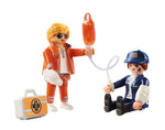 Playmobil City Life DuoPack Διασώστης και Αστυνομικός (70823) - Fun Planet