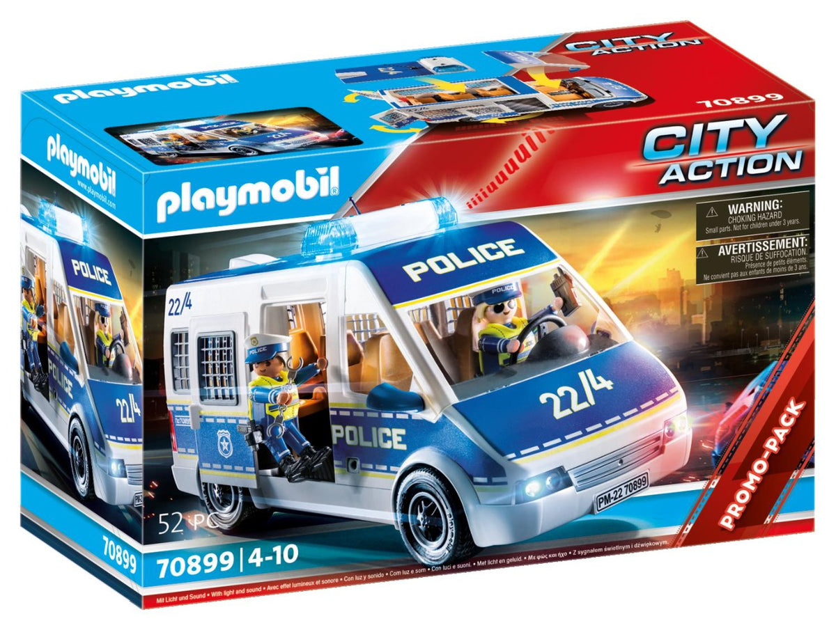 Playmobil City Action Αστυνομικό Λεωφορείο με Φώτα και Ήχο (70899) - Fun Planet