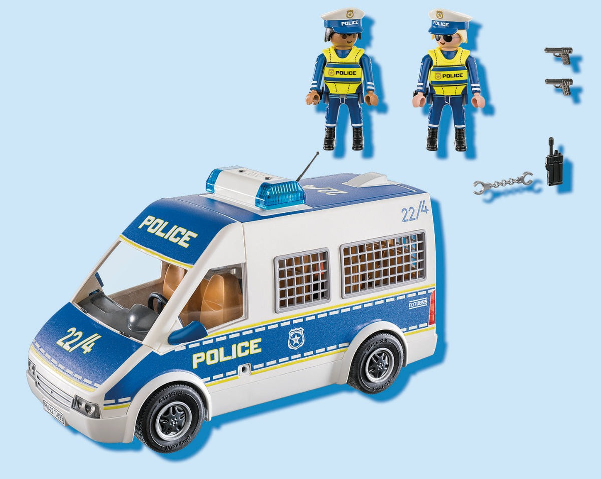 Playmobil City Action Αστυνομικό Λεωφορείο με Φώτα και Ήχο (70899) - Fun Planet