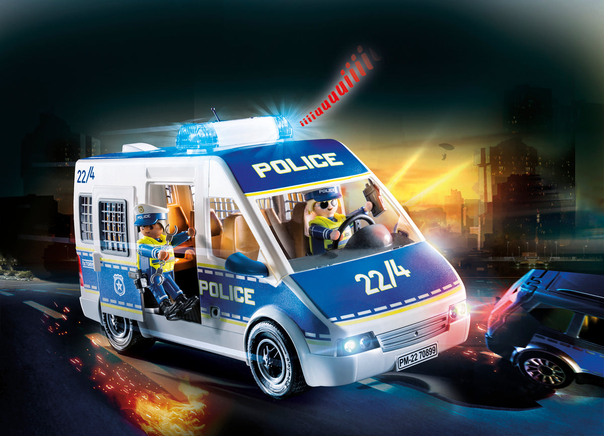 Playmobil City Action Αστυνομικό Λεωφορείο με Φώτα και Ήχο (70899) - Fun Planet