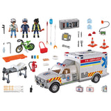 Playmobil City Action US Ambulance: Όχημα Πρώτων Βοηθειών (70936) - Fun Planet