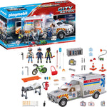 Playmobil City Action US Ambulance: Όχημα Πρώτων Βοηθειών (70936) - Fun Planet