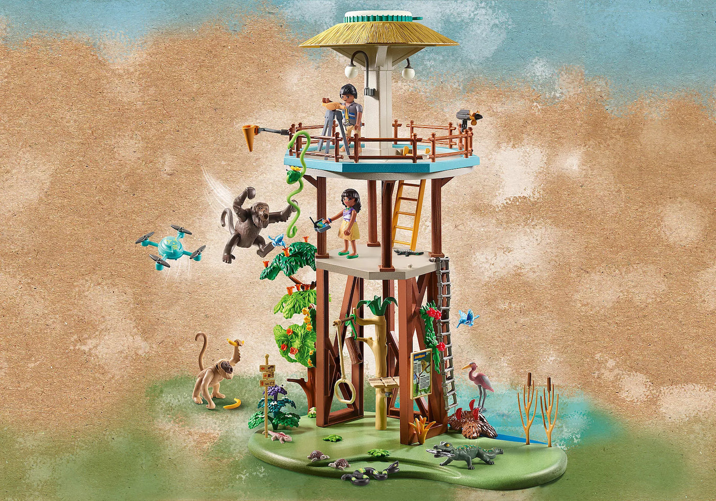 Playmobil Wiltopia Παρατηρητήριο με πυξίδα (71008) - Fun Planet