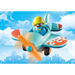 Playmobil 1.2.3 Πιλότος με αεροπλανάκι (71159) - Fun Planet
