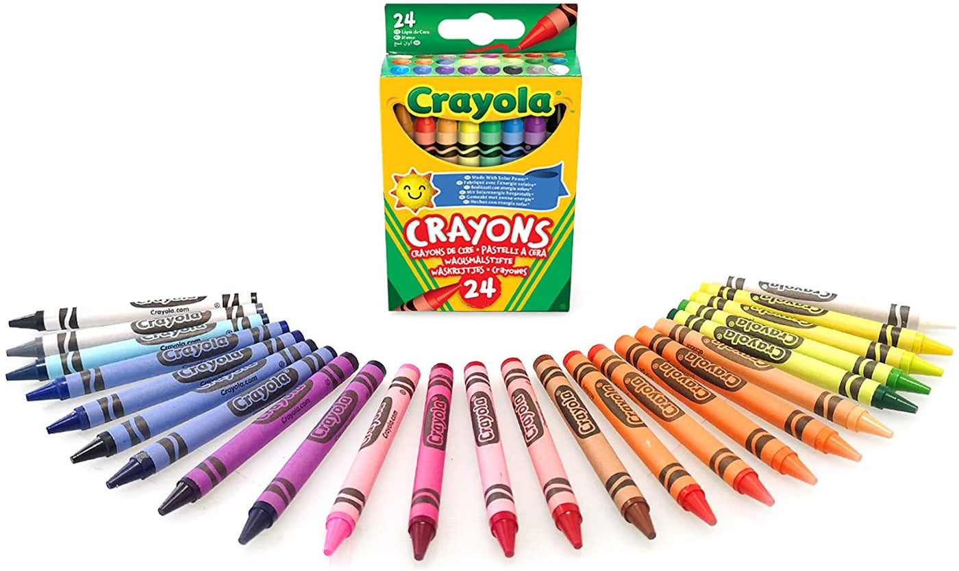Crayola 24 Πολύχρωμες Κηρομπογιές (02.0024) - Fun Planet