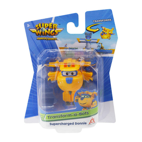 Super Wings S4 SuperCharge Τransform-a-Bot Police Donnie (710020) - Fun Planet