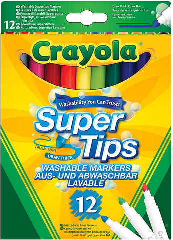 Crayola 12 Λεπτοί Μαρκαδόροι (03.7509) - Fun Planet