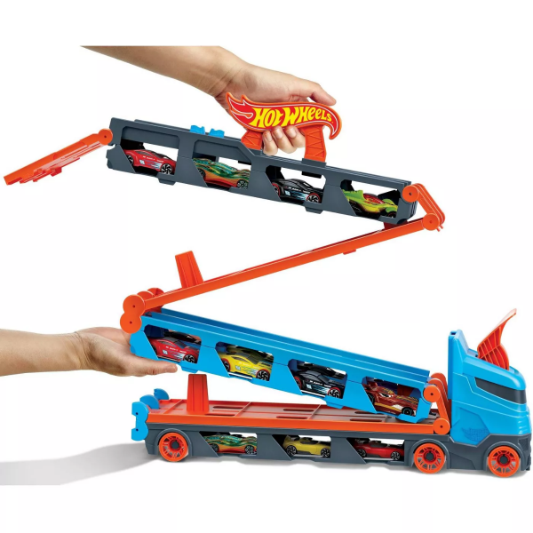 Hot Wheels Νταλίκα - Πίστα 2 σε 1 (GVG37) - Fun Planet