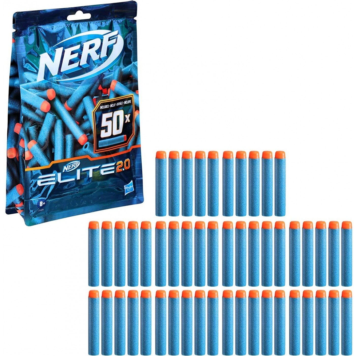 Nerf Elite 2.0 Refill 50 τεμάχια Ανταλλακτικά (E9484) - Fun Planet