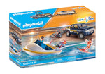 Playmobil Family Fun Φορτηγάκι με τρέιλερ και ταχύπλοο (70534) - Fun Planet