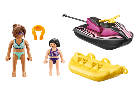 Playmobil Family Fun Starter Pack Aqua Scooter και φουσκωτή μπανάνα (70906) - Fun Planet