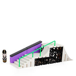 Tech Deck X-Connect Nyjah Skatepark Fingerboard Included - Ράμπα και Σανιδάκι (201330641) - Fun Planet