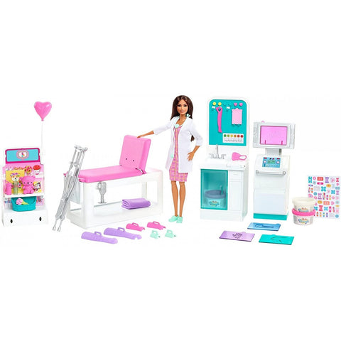 Barbie Κλινική Σετ με Κούκλα (GTN61) - Fun Planet