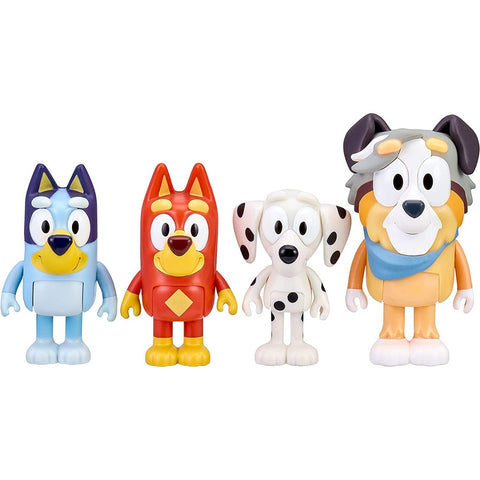 Bluey Φιγούρες Σετ S2 School Pack - Bluey - Rusty - Chloe - Calypso (BLY09000) - Fun Planet